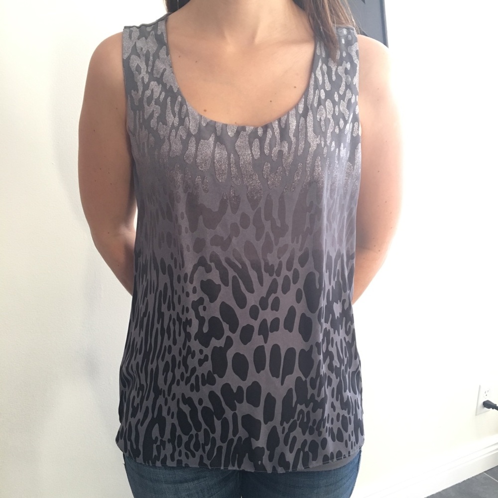 NY&Co Ombré Animal Print Top